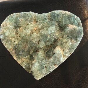 Green Fluorite 6 pound heart